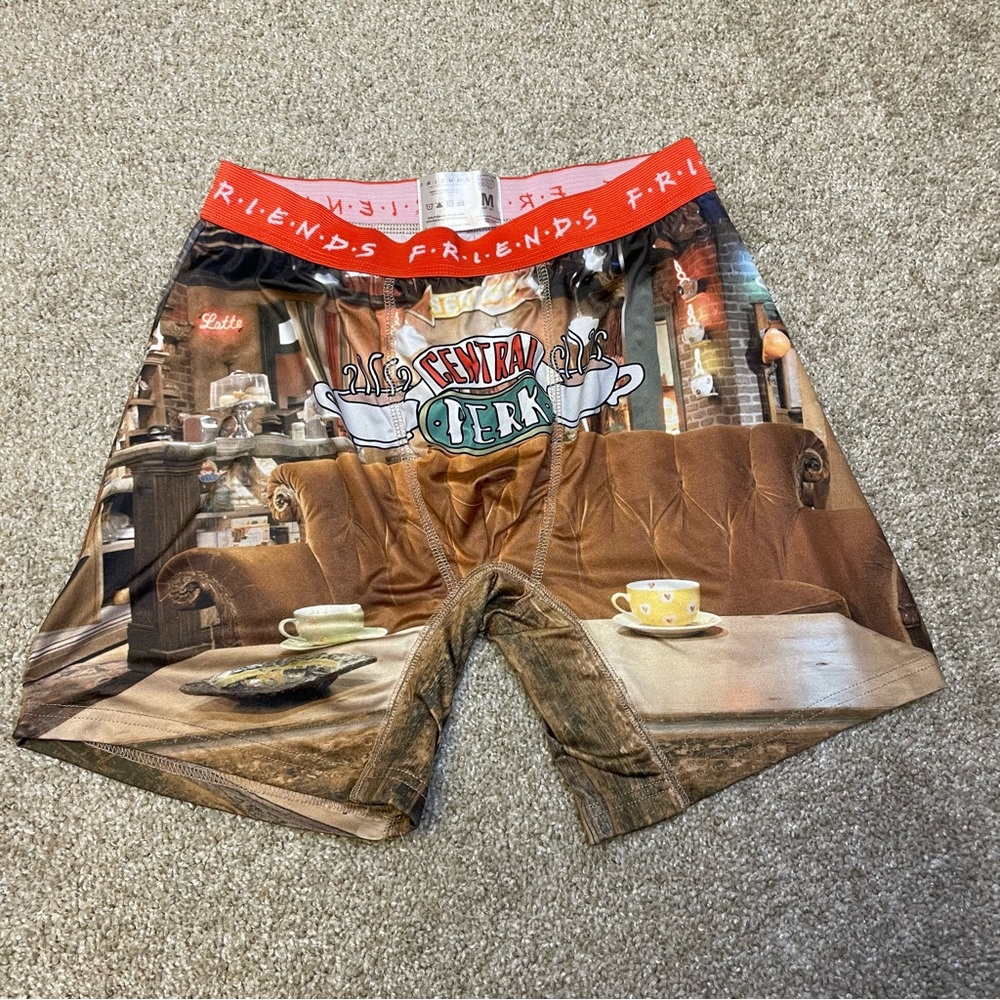 Friends Central Perk Boxers / Underwear. Size Medium - waist band 32-34”